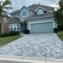 Pavers driveways have color completely throughout each unit